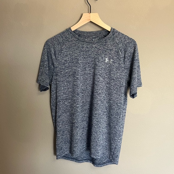 Under Armour Men's Heathered Gray Tee - Picture 1 of 5